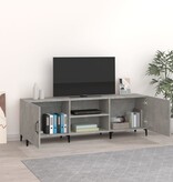 VidaXL Tv-meubel 150x30x50 cm bewerkt hout betongrijs