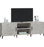 VidaXL Tv-meubel 150x30x50 cm bewerkt hout betongrijs