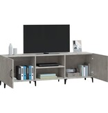 VidaXL Tv-meubel 150x30x50 cm bewerkt hout betongrijs
