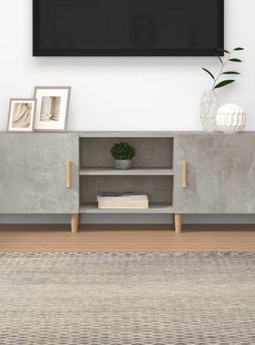 VidaXL Tv-meubel 150x30x50 cm bewerkt hout betongrijs