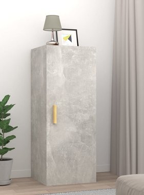 VidaXL Wandkast 34,5x34x90 cm bewerkt hout betongrijs