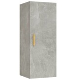 VidaXL Wandkast 34,5x34x90 cm bewerkt hout betongrijs