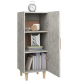 VidaXL Dressoir 34,5x34x90 cm bewerkt hout betongrijs