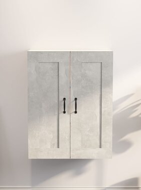VidaXL Hangkast 69,5x32,5x90 cm betongrijs