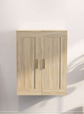 vidaXL Wandkast 69,5x32,5x90 cm bewerkt hout sonoma eikenkleurig
