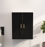 VidaXL Wandkast 69,5x32,5x90 cm bewerkt hout zwart