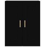 VidaXL Wandkast 69,5x32,5x90 cm bewerkt hout zwart