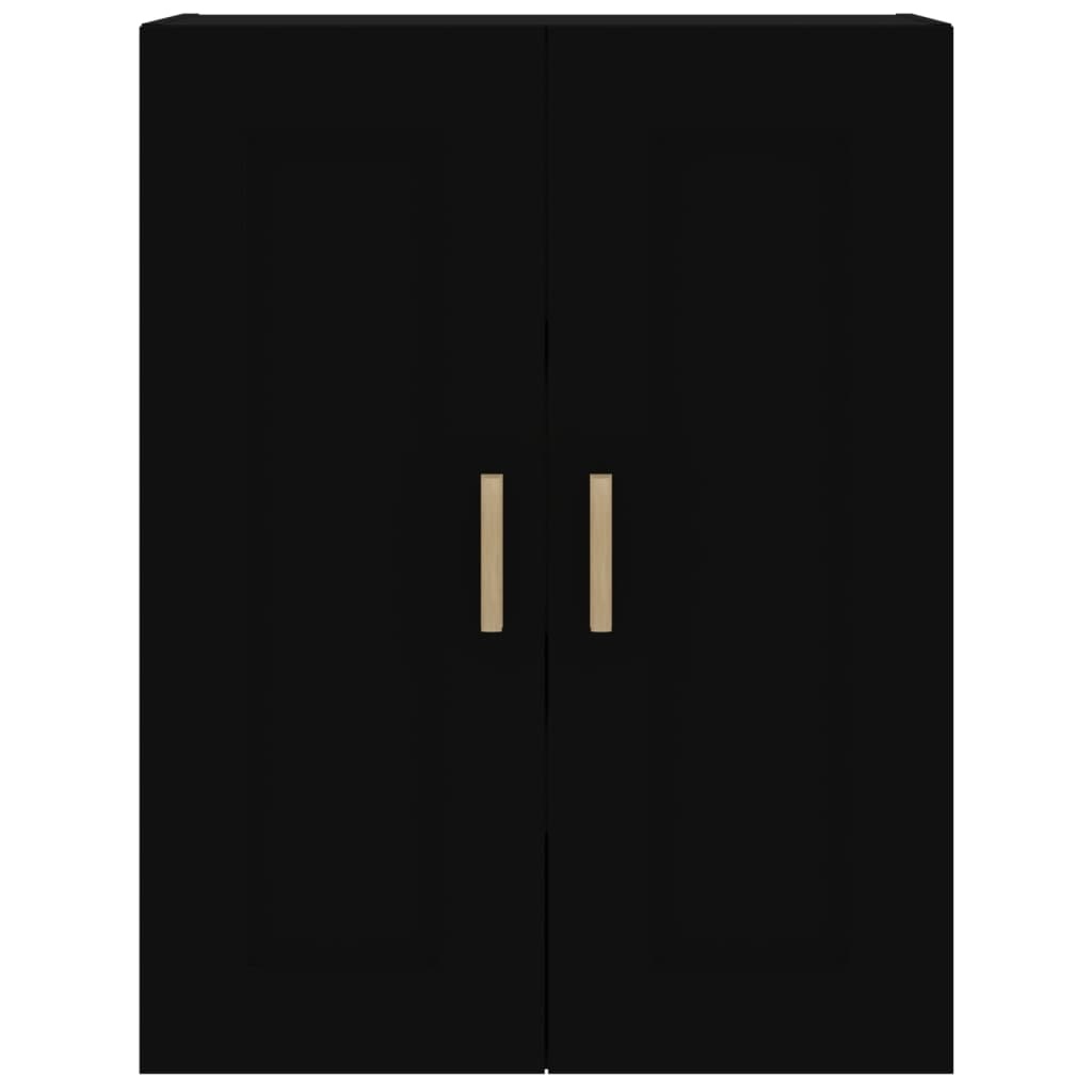 VidaXL Wandkast 69,5x32,5x90 cm bewerkt hout zwart