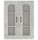 VidaXL Hangkast 69,5x34x90 cm betongrijs