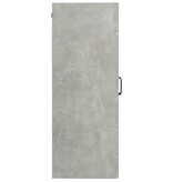 VidaXL Hangkast 69,5x34x90 cm betongrijs
