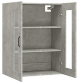 VidaXL Hangkast 69,5x34x90 cm betongrijs