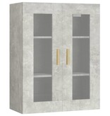 VidaXL Hangkast 69,5x34x90 cm betongrijs