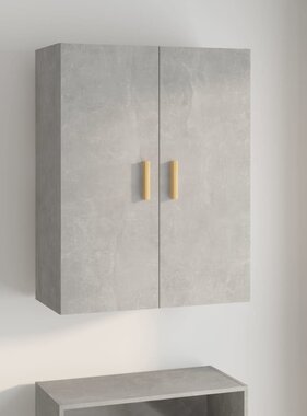 VidaXL Hangkast 69,5x34x90 cm betongrijs