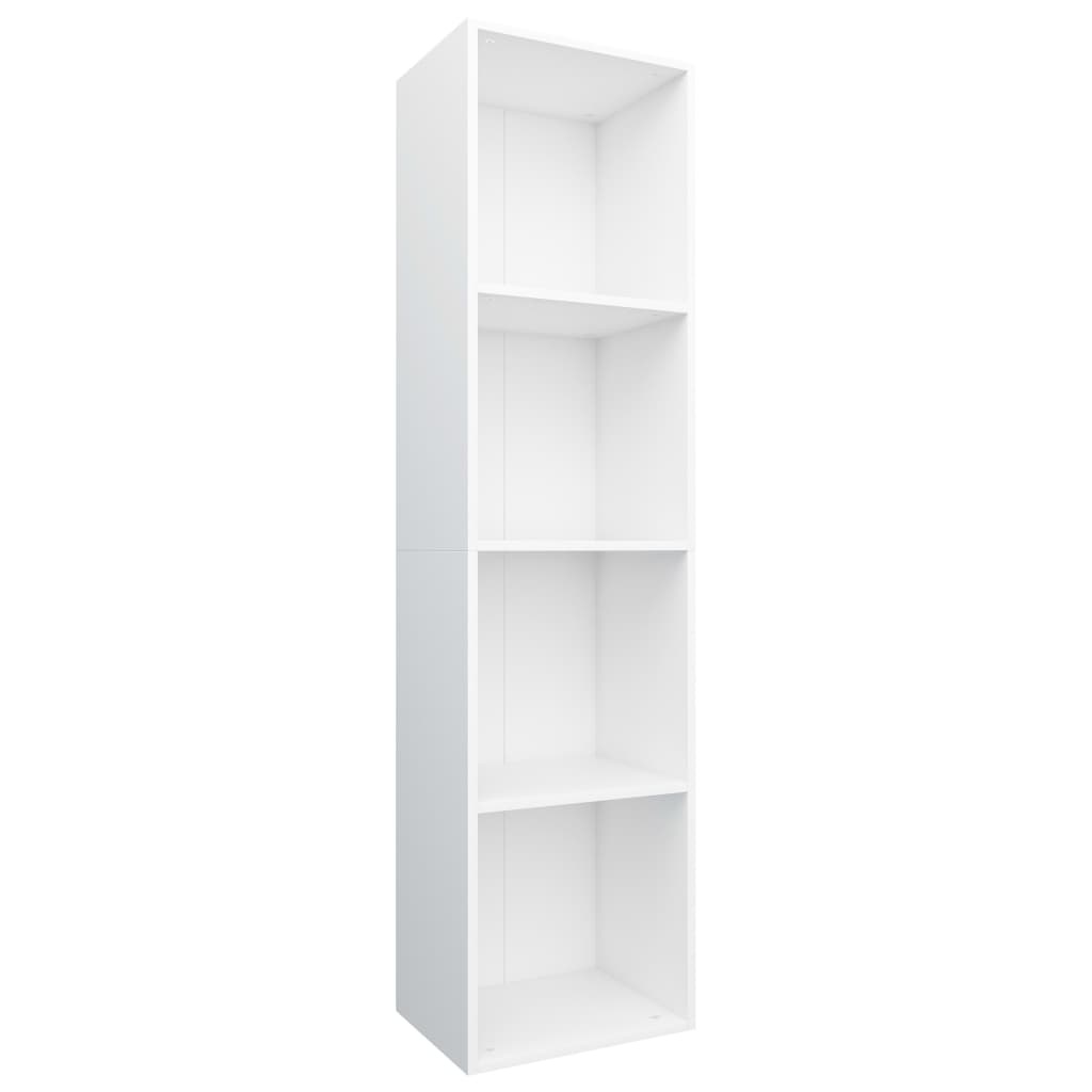 VidaXL Boekenkast/tv-meubel 36x30x143 cm bewerkt hout wit