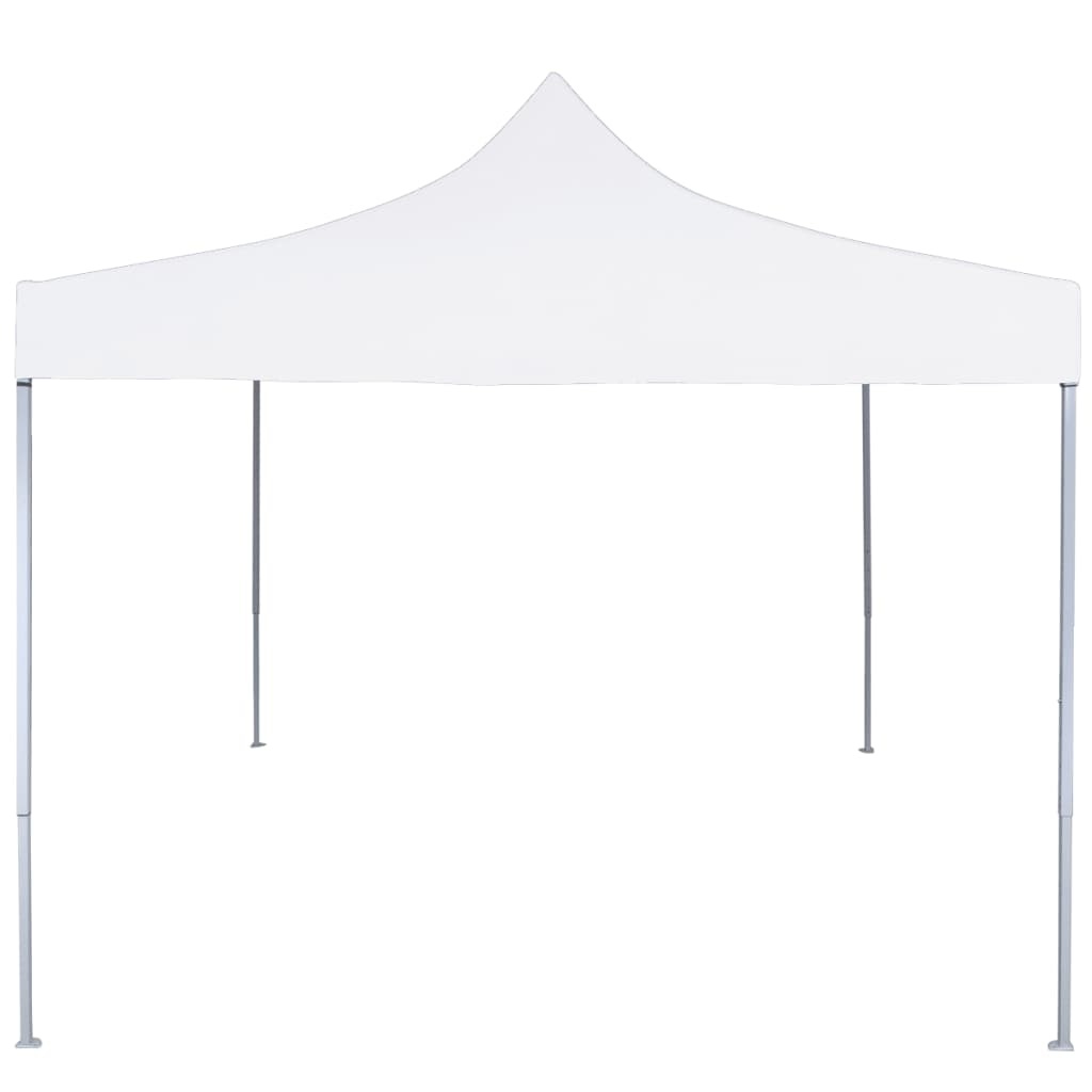 vidaXL Partytent inklapbaar 3x3 m staal wit