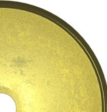 vidaXL Wasbak 30x12 cm gehard glas goudkleurig
