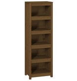 VidaXL Boekenkast 50x35x154 cm massief grenenhout honingbruin