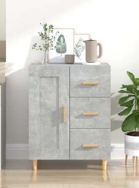 VidaXL Dressoir 69,5x34x90 cm bewerkt hout betongrijs