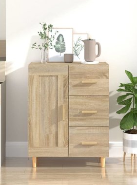 VidaXL Dressoir 69,5x34x90 cm bewerkt hout sonoma eikenkleurig