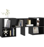 VidaXL Tv-meubel 104x30x52 cm spaanplaat hoogglans zwart