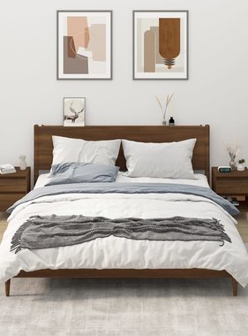 VidaXL Nachtkastjes 2 st 40x35x50 cm bruineikenkleurig