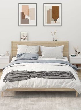 VidaXL Nachtkastjes 2 st 40x35x50 cm wit