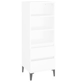 VidaXL Hoge kast 40x36x110 cm bewerkt hout wit