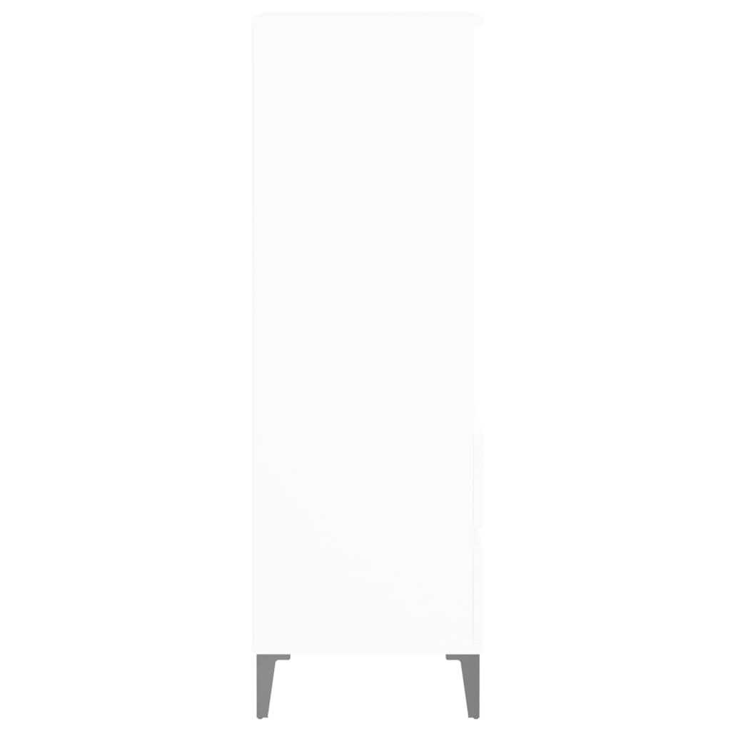 VidaXL Hoge kast 40x36x110 cm bewerkt hout wit