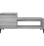 VidaXL Salontafel 100x50x45 cm bewerkt hout grijs sonoma