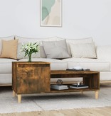 VidaXL Salontafel 100x50x45 cm bewerkt hout gerookt eikenkleurig