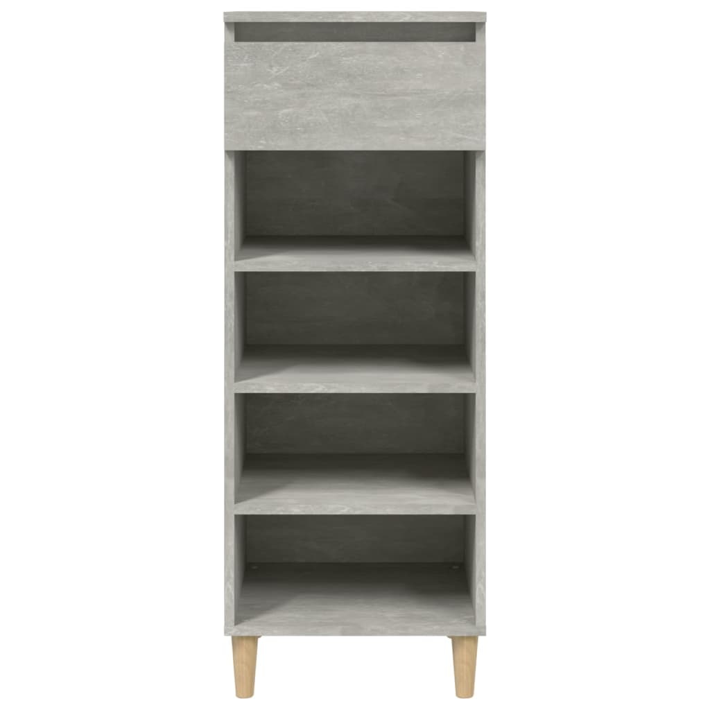 VidaXL Schoenenkast 40x36x105 cm bewerkt hout betongrijs