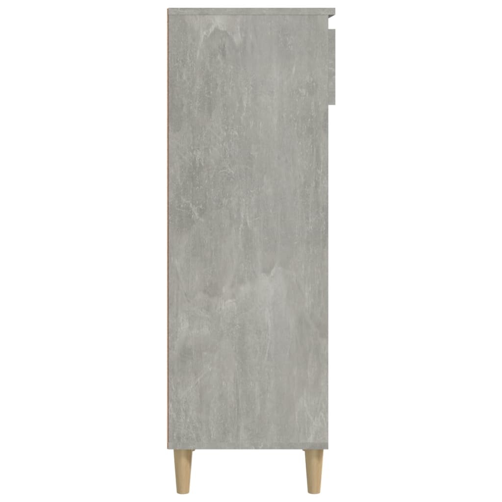 VidaXL Schoenenkast 40x36x105 cm bewerkt hout betongrijs
