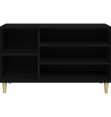 VidaXL Schoenenkast 102x36x60 cm bewerkt hout zwart
