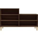 VidaXL Schoenenkast 102x36x60 cm bewerkt hout bruineikenkleurig