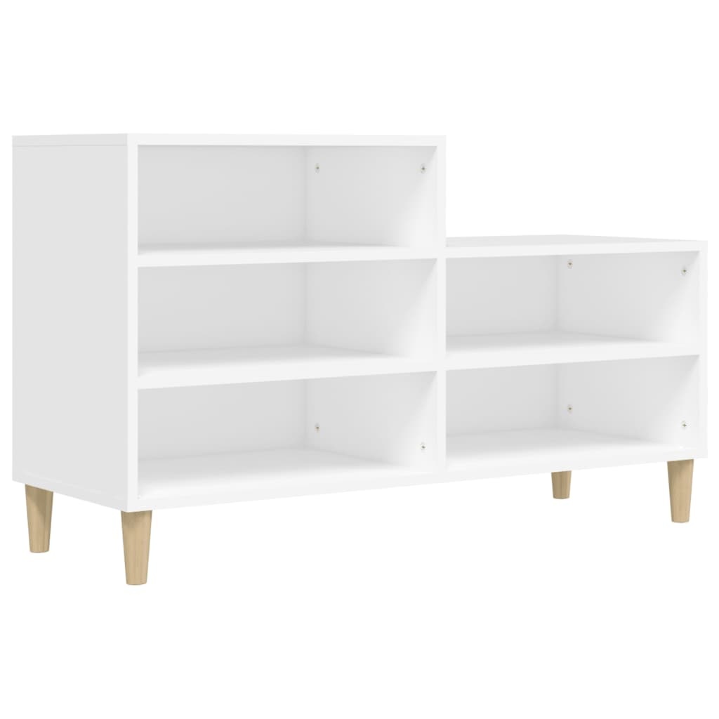 VidaXL Schoenenkast 102x36x60 cm bewerkt hout wit