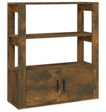 VidaXL Dressoir 80x30x90 cm bewerkt hout gerookt eikenkleurig
