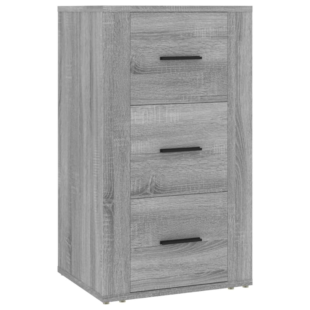 VidaXL Dressoir 40x33x70 cm bewerkt hout grijs sonoma eikenkleurig