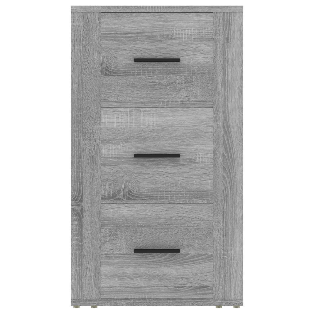 VidaXL Dressoir 40x33x70 cm bewerkt hout grijs sonoma eikenkleurig