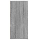 VidaXL Dressoir 40x33x70 cm bewerkt hout grijs sonoma eikenkleurig