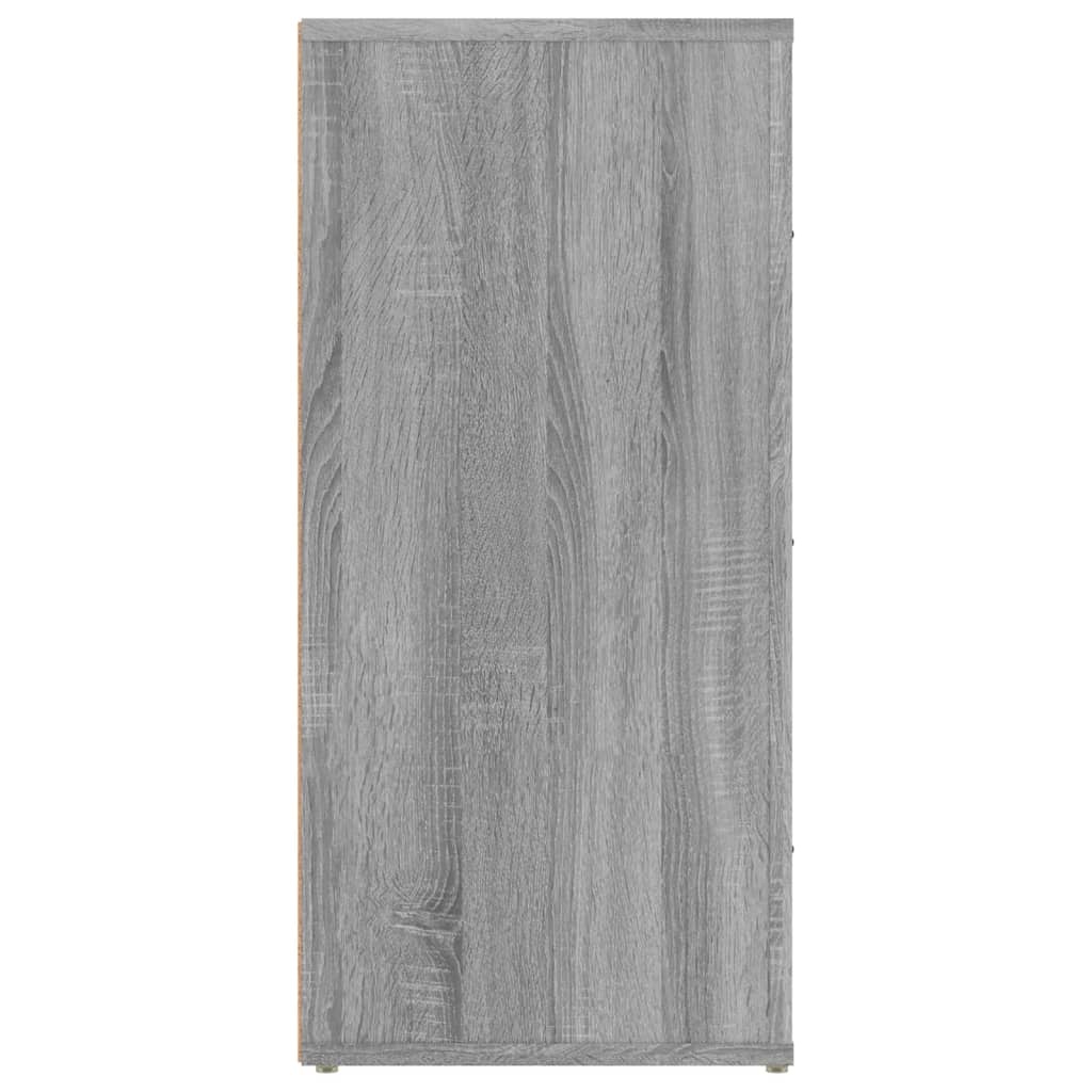 VidaXL Dressoir 40x33x70 cm bewerkt hout grijs sonoma eikenkleurig