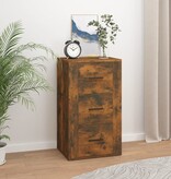 VidaXL Dressoir 40x33x70 cm bewerkt hout gerookt eikenkleurig