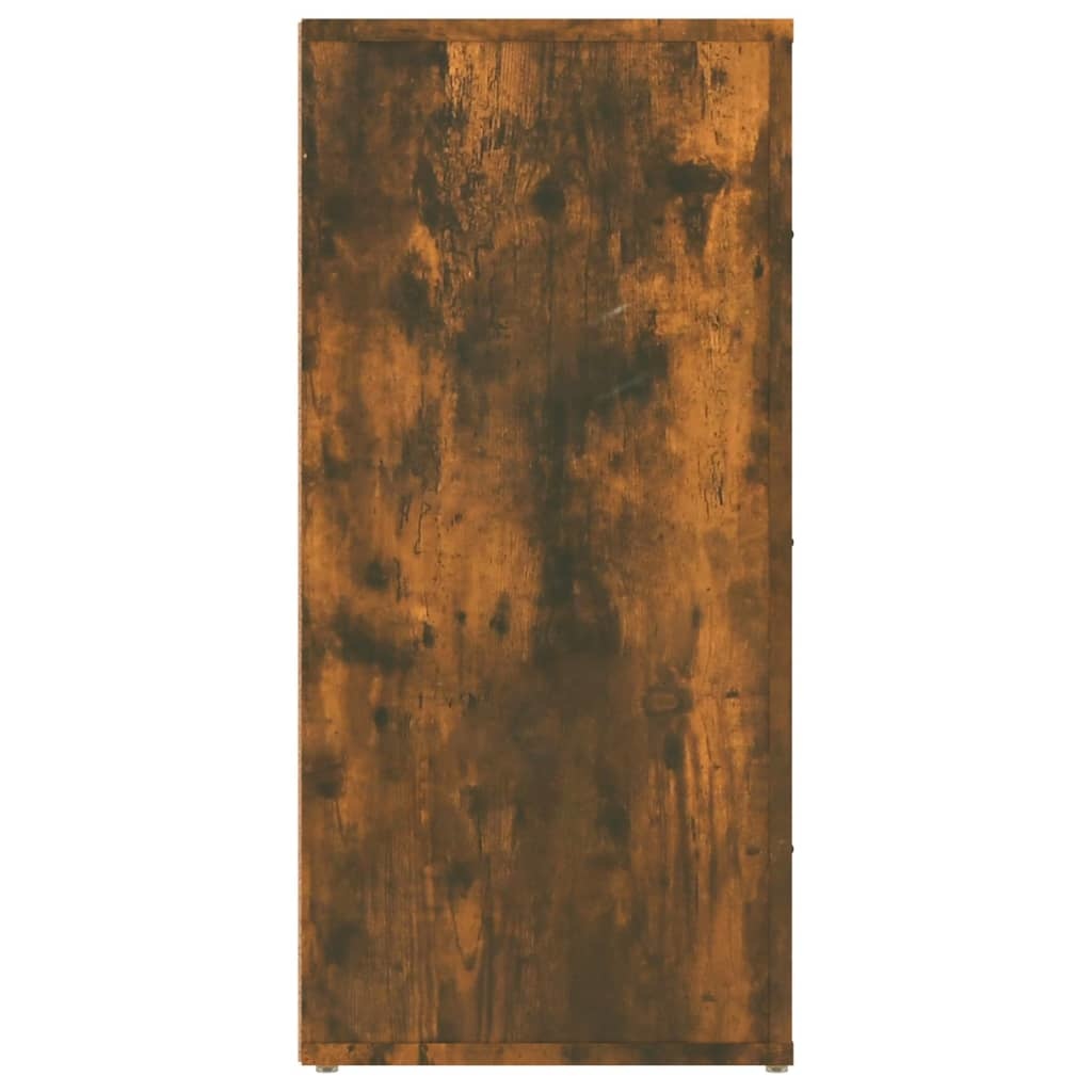 VidaXL Dressoir 40x33x70 cm bewerkt hout gerookt eikenkleurig