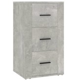 VidaXL Dressoir 40x33x70 cm bewerkt hout betongrijs