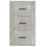 VidaXL Dressoir 40x33x70 cm bewerkt hout betongrijs