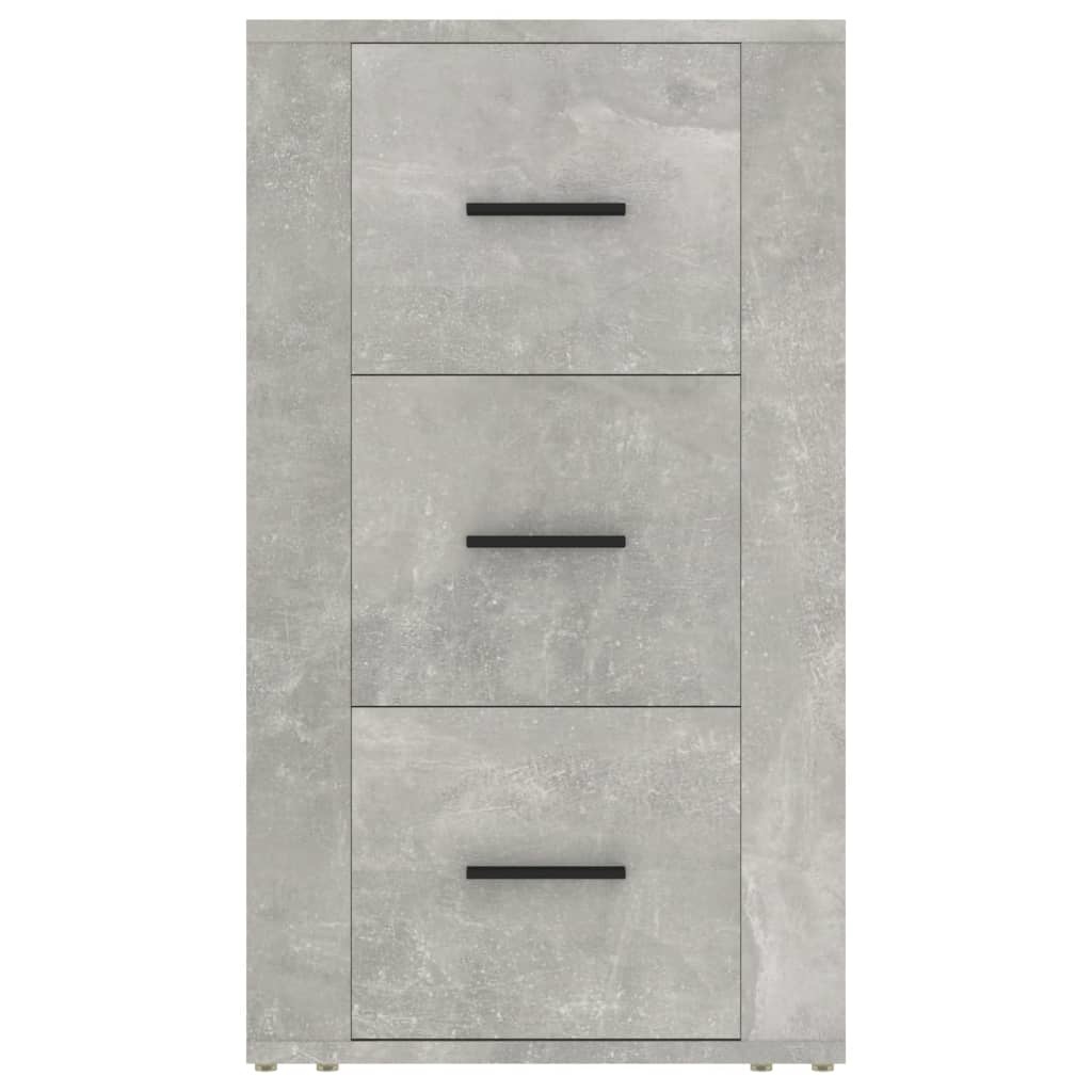 VidaXL Dressoir 40x33x70 cm bewerkt hout betongrijs