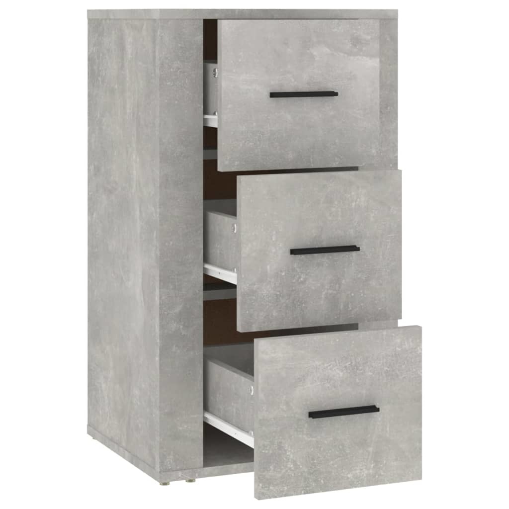 VidaXL Dressoir 40x33x70 cm bewerkt hout betongrijs