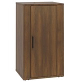 VidaXL Dressoir 40x33x70 cm bewerkt hout bruineikenkleurig