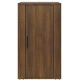 VidaXL Dressoir 40x33x70 cm bewerkt hout bruineikenkleurig