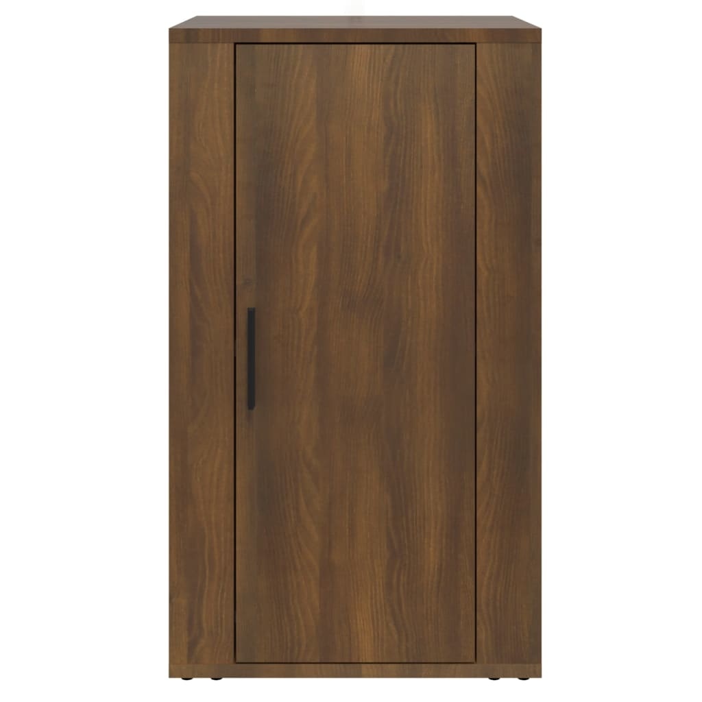 VidaXL Dressoir 40x33x70 cm bewerkt hout bruineikenkleurig