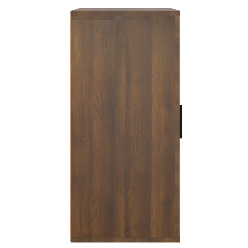 VidaXL Dressoir 40x33x70 cm bewerkt hout bruineikenkleurig